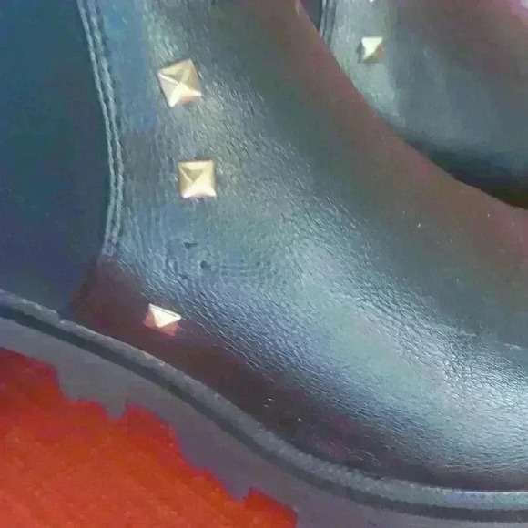 Black Ankle boots sz 10 - Picture 6 of 6